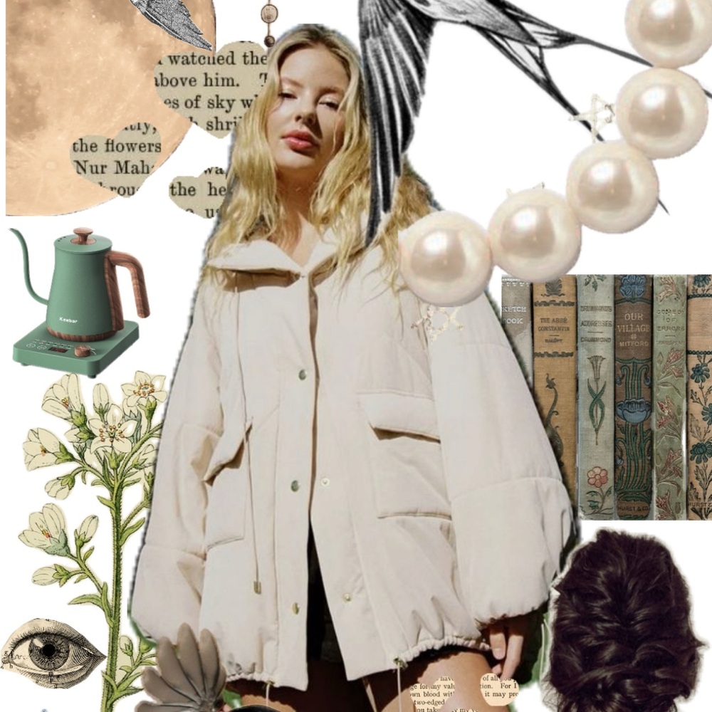 Selkie After Party Puffer in ‘Sparrow’